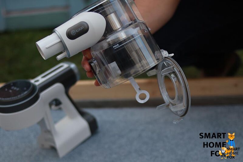 tineco vidange bac à poussière